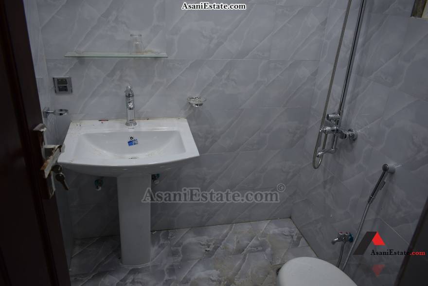 Basement Bathroom 50x90 feet 1 Kanal portion for rent Islamabad sector D 12 